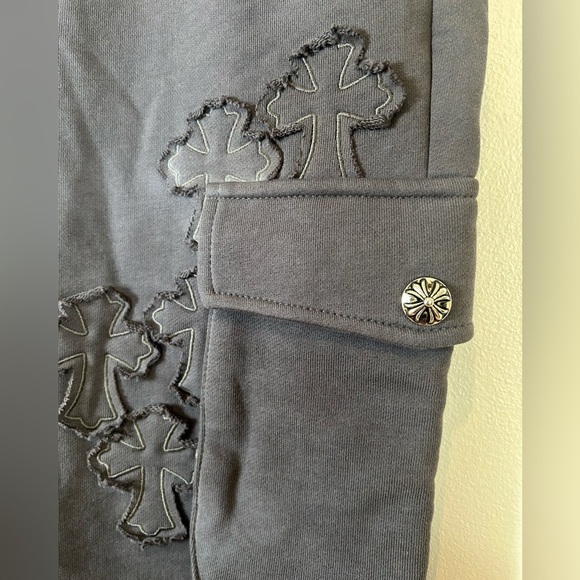 Grey Cargo Jogger Pants - Picture 4 of 9